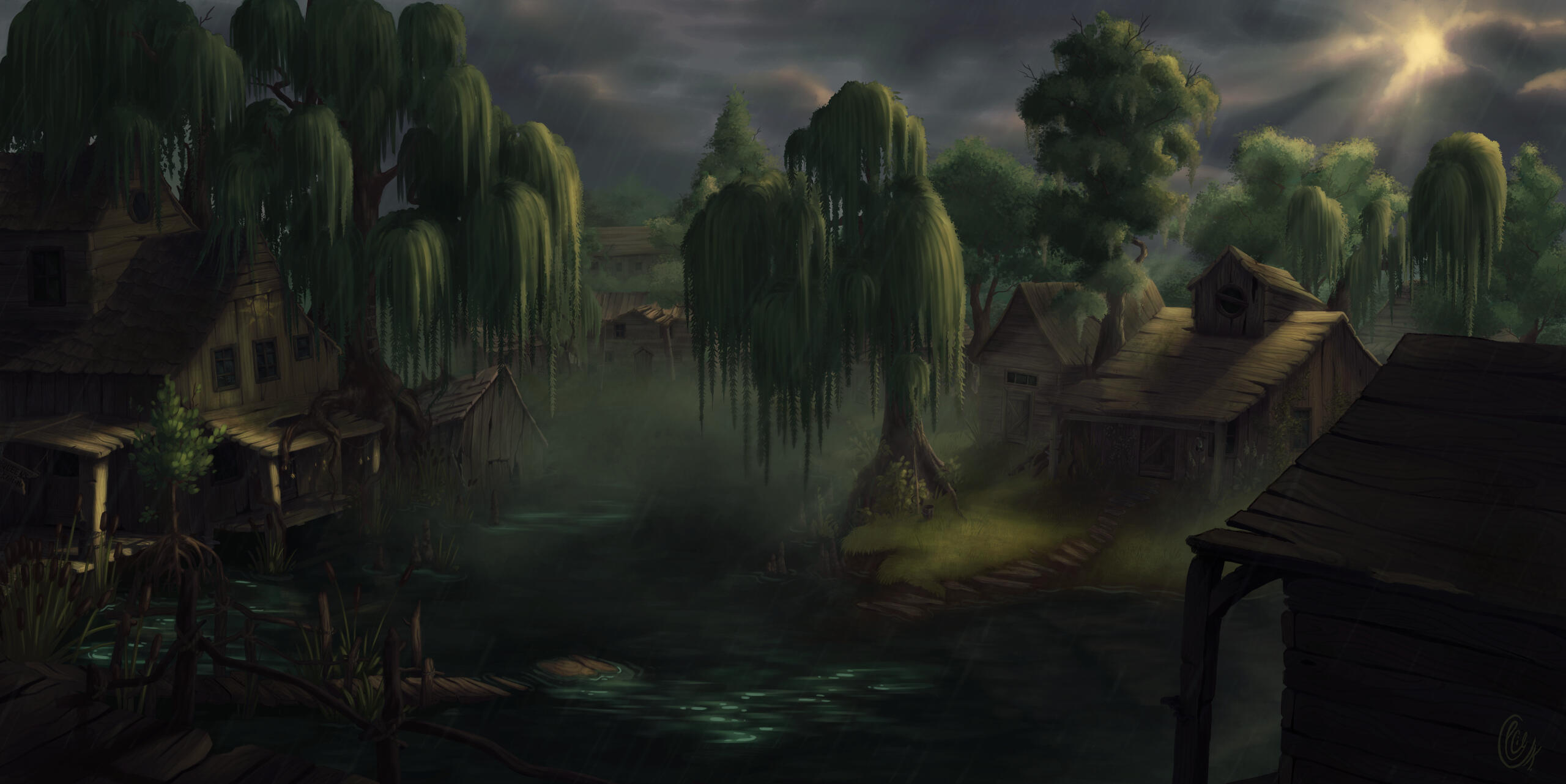 Bronbog village (CR fanart)